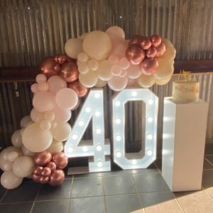 Number Lights for Hire | Wilton Event Hire Co | Wollondilly & Macarthur